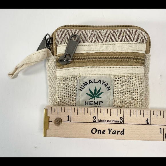 Himalayan Hemp Wallet 100% Pure Hemp Handmade - Picture 4 of 6